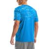 Men’s UPF 50+ Sun Protection Dry Fit Workout T-Shirts Rash Guard Swim Shirts Moisture Wicking Tee for Athletic, Beach, Hiking(Blue Shoal)