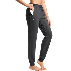 G Gradual Women’s 30″/32″/34″ Inseam Tall Sweatpants Cotton Joggers with Zipper Pockets Yoga Lounge Athletic Pants for Women(Charcoal)