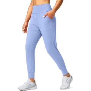 G Gradual Women’s Joggers High Waisted Yoga Pants with Pockets Loose Leggings for Women Workout, Athletic, Lounge(Cosmic Blue)