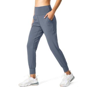 G Gradual Women’s Joggers High Waisted Yoga Pants with Pockets Loose Leggings for Women Workout, Athletic, Lounge(Dusty Blue)
