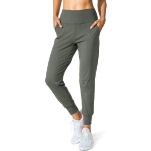 G Gradual Women’s Joggers High Waisted Yoga Pants with Pockets Loose Leggings for Women Workout, Athletic, Lounge(Grey Sage)