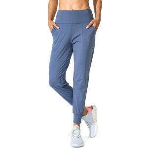 G Gradual Women’s Joggers High Waisted Yoga Pants with Pockets Loose Leggings for Women Workout, Athletic, Lounge(Light Blue)