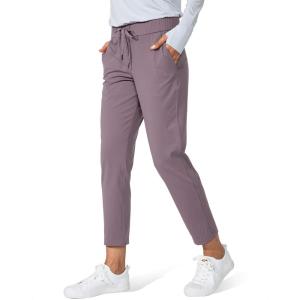 G Gradual Women’s Pants with Deep Pockets 7/8 Stretch Ankle Sweatpants for Golf, Athletic, Lounge, Travel, Work(Dusty Purple)