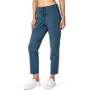 G Gradual Women’s Pants with Deep Pockets 7/8 Stretch Ankle Sweatpants for Golf, Athletic, Lounge, Travel, Work(Indigo Blue)
