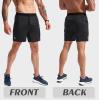 G Gradual Men’s 7″ Athletic Gym Shorts Quick Dry Workout Running Shorts with Zipper Pockets