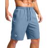 G Gradual Men’s Athletic Running Shorts with Zipper Pockets Quick Dry 7″/ 5″/ 9″ Workout Gym Shorts for Basketball Hiking(Federalblue)