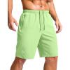 G Gradual Men’s Athletic Running Shorts with Zipper Pockets Quick Dry 7″/ 5″/ 9″ Workout Gym Shorts for Basketball Hiking(Mint Moment)