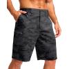 G Gradual Men’s Casual Shorts 7″/ 9″ Lightweight 4 Pockets Stretch Quick-Dry Summer Shorts for Golf Work Hiking Trips(Black Camo)
