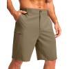 G Gradual Men’s Casual Shorts 7″/ 9″ Lightweight 4 Pockets Stretch Quick-Dry Summer Shorts for Golf Work Hiking Trips(Medium Khaki)