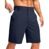 G Gradual Men’s Casual Shorts 7″/ 9″ Lightweight 4 Pockets Stretch Quick-Dry Summer Shorts for Golf Work Hiking Trips(Navy)