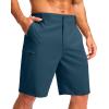 G Gradual Men’s Casual Shorts 7″/ 9″ Lightweight 4 Pockets Stretch Quick-Dry Summer Shorts for Golf Work Hiking Trips(Tibetan Blue)