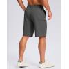 G Gradual Men’s Casual Shorts 9″ Lightweight 4 Pockets Stretch Quick-Dry Summer Shorts for Golf Work Hiking Trips (9″, Charcoal, 3XL)