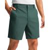 G Gradual Men’s Golf Dress Shorts 5″/ 7″/ 9″ Stretch Casual Work Flat Front Shorts for Men with 3 Pockets Quick Dry(Spruce Green)