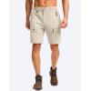 G Gradual Men’s Hiking Cargo Shorts with Zipper Pockets Lightweight Stretch Outdoor Tactical Shorts for Men Golf Fishing