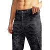 G Gradual Men’s Stretch Golf Pants with 6 Pockets Slim Fit Dress Pants for Men Travel Casual Work (Grey camo, S)