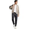 G Gradual Men’s Stretch Golf Pants with 6 Pockets Slim Fit Dress Pants for Men Travel Casual Work (Grey camo, S)