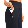 G Gradual Women’s 12″ Bermuda Long Shorts with Pockets High Waisted Stretch Knee Length Shorts for Women Summer Walking(Black)