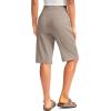 G Gradual Women’s 12″ Bermuda Long Shorts with Pockets High Waisted Stretch Knee Length Shorts for Women Summer Walking(Dark Khaki)