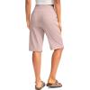 G Gradual Women’s 12″ Bermuda Long Shorts with Pockets High Waisted Stretch Knee Length Shorts for Women Summer Walking(Heartbeat Pink)