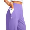 G Gradual Women’s 12″ Bermuda Long Shorts with Pockets High Waisted Stretch Knee Length Shorts for Women Summer Walking(Lavender)