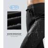G Gradual Women’s Fleece Lined Joggers 28″/30″/32″ High Waisted Sweatpants Water Resistant Thermal Warm Pants Zipper Pockets(Black)