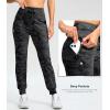 G Gradual Women’s Fleece Lined Joggers 28″/30″/32″ High Waisted Sweatpants Water Resistant Thermal Warm Pants Zipper Pockets(Grey Camo)