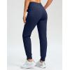 G Gradual Women’s Fleece Lined Joggers 28″/30″/32″ High Waisted Sweatpants Water Resistant Thermal Warm Pants Zipper Pockets(Navy)