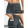 G Gradual Women’s Fleece Lined Winter Leggings High Waisted Water Resistant Thermal Hiking Ski Pants for Women with Pockets(Dark Grey)
