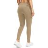 G Gradual Women’s Fleece Lined Winter Leggings High Waisted Water Resistant Thermal Hiking Ski Pants for Women with Pockets(D-khaki)