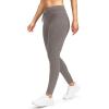 G Gradual Women’s Fleece Lined Winter Leggings High Waisted Water Resistant Thermal Hiking Ski Pants for Women with Pockets(Dusty Grey)