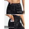 G Gradual Women’s Fleece Lined Winter Leggings High Waisted Water Resistant Thermal Hiking Ski Pants for Women with Pockets(Grey Camo)