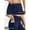 G Gradual Women’s Fleece Lined Winter Leggings High Waisted Water Resistant Thermal Hiking Ski Pants for Women with Pockets(Navy)