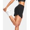 G Gradual Women’s Running Shorts with Mesh Liner 3″ Workout Athletic Shorts for Women with Phone Pockets(Black)