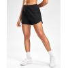 G Gradual Women’s Running Shorts with Mesh Liner 3″ Workout Athletic Shorts for Women with Phone Pockets(Black)