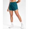 G Gradual Women’s Running Shorts with Mesh Liner 3″ Workout Athletic Shorts for Women with Phone Pockets(Borealis Green)