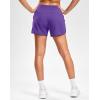 G Gradual Women’s Running Shorts with Mesh Liner 3″ Workout Athletic Shorts for Women with Phone Pockets(Dusty Purple)