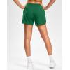 G Gradual Women’s Running Shorts with Mesh Liner 3″ Workout Athletic Shorts for Women with Phone Pockets(Green)