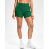 G Gradual Women’s Running Shorts with Mesh Liner 3″ Workout Athletic Shorts for Women with Phone Pockets(Green)