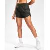 G Gradual Women’s Running Shorts with Mesh Liner 3″ Workout Athletic Shorts for Women with Phone Pockets(Green Camo)