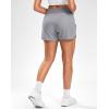 G Gradual Women’s Running Shorts with Mesh Liner 3″ Workout Athletic Shorts for Women with Phone Pockets(Light Grey)