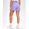 G Gradual Women’s Running Shorts with Mesh Liner 3″ Workout Athletic Shorts for Women with Phone Pockets(Lilac)