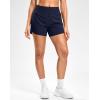 G Gradual Women’s Running Shorts with Mesh Liner 3″ Workout Athletic Shorts for Women with Phone Pockets(Navy Blue)