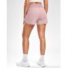 G Gradual Women’s Running Shorts with Mesh Liner 3″ Workout Athletic Shorts for Women with Phone Pockets(Pink)