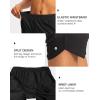 G Gradual Women’s Running Shorts with Zipper Pockets Quick Dry Athletic Workout Gym 3″ Shorts for Women with Comfy Liner(Black)