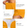 G Gradual Women’s Running Shorts with Zipper Pockets Quick Dry Athletic Workout Gym 3″ Shorts for Women with Comfy Liner(Flame Orange)