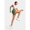 G Gradual Women’s Running Shorts with Zipper Pockets Quick Dry Athletic Workout Gym 3″ Shorts for Women with Comfy Liner(Green)