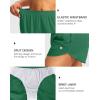 G Gradual Women’s Running Shorts with Zipper Pockets Quick Dry Athletic Workout Gym 3″ Shorts for Women with Comfy Liner(Green)