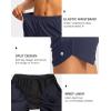 G Gradual Women’s Running Shorts with Zipper Pockets Quick Dry Athletic Workout Gym 3″ Shorts for Women with Comfy Liner(Navy)