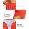 G Gradual Women’s Running Shorts with Zipper Pockets Quick Dry Athletic Workout Gym 3″ Shorts for Women with Comfy Liner(Orange)