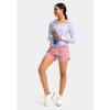 G Gradual Women’s Running Shorts with Zipper Pockets Quick Dry Athletic Workout Gym 3″ Shorts for Women with Comfy Liner(Pink)